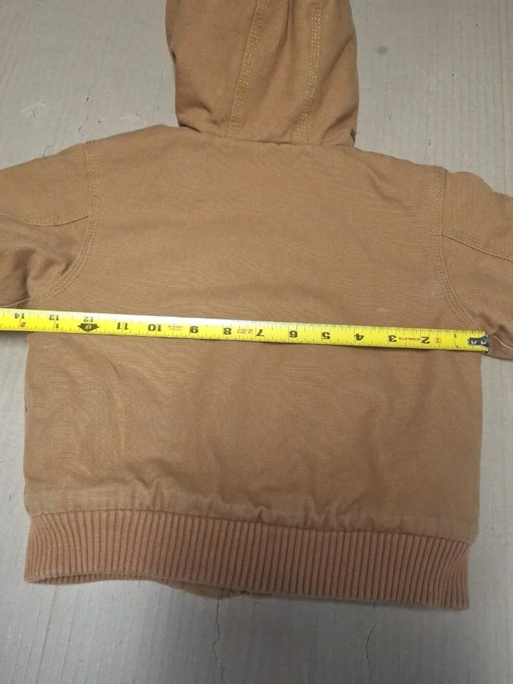 Carhartt Jacket Toddler 2T Brown Insulated Duck Canvas Hooded Rugged Coat